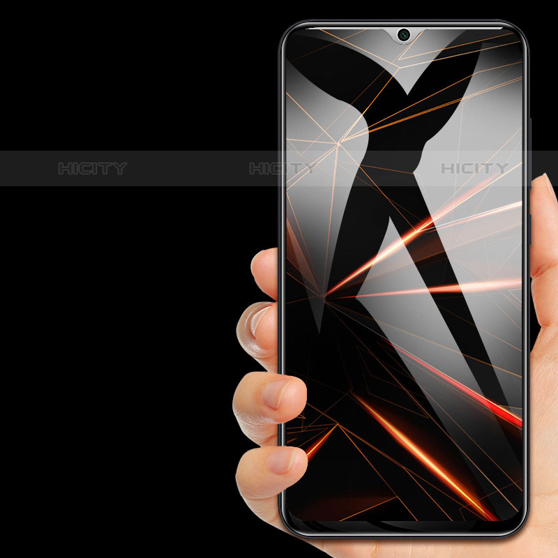 Schutzfolie Full Coverage Displayschutzfolie Panzerfolie Gehärtetes Glas Glasfolie Skins zum Aufkleben Panzerglas für Samsung Galaxy A03 Schwarz groß