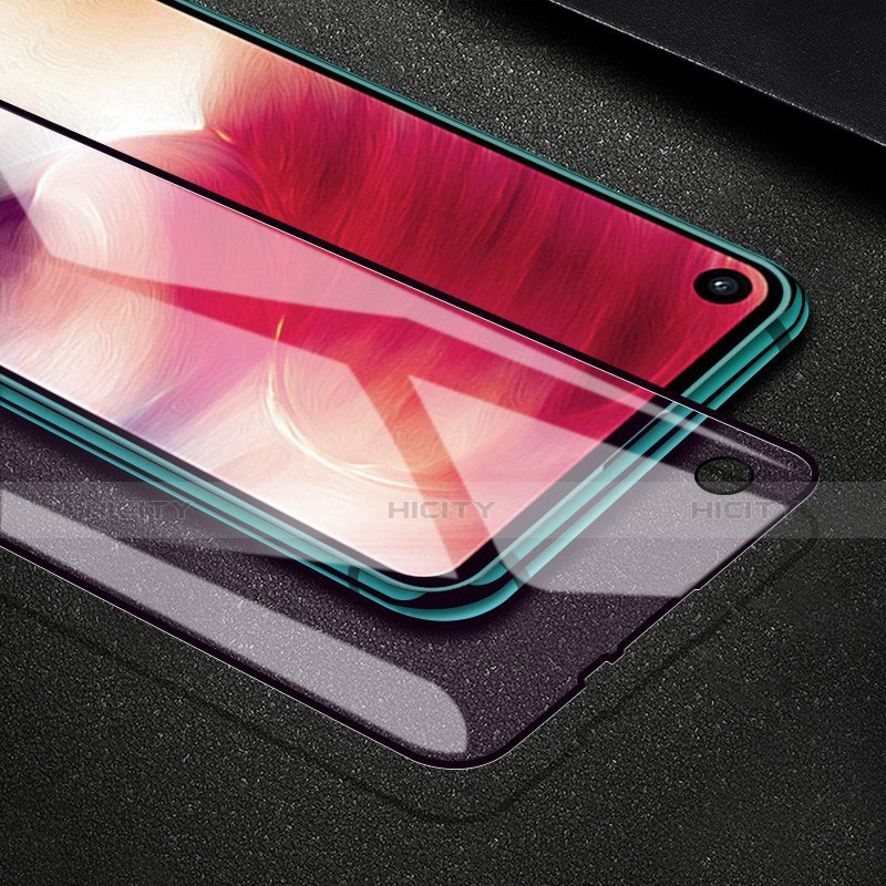 Schutzfolie Full Coverage Displayschutzfolie Panzerfolie Gehärtetes Glas Glasfolie Skins zum Aufkleben Panzerglas für Samsung Galaxy A8s SM-G8870 Schwarz