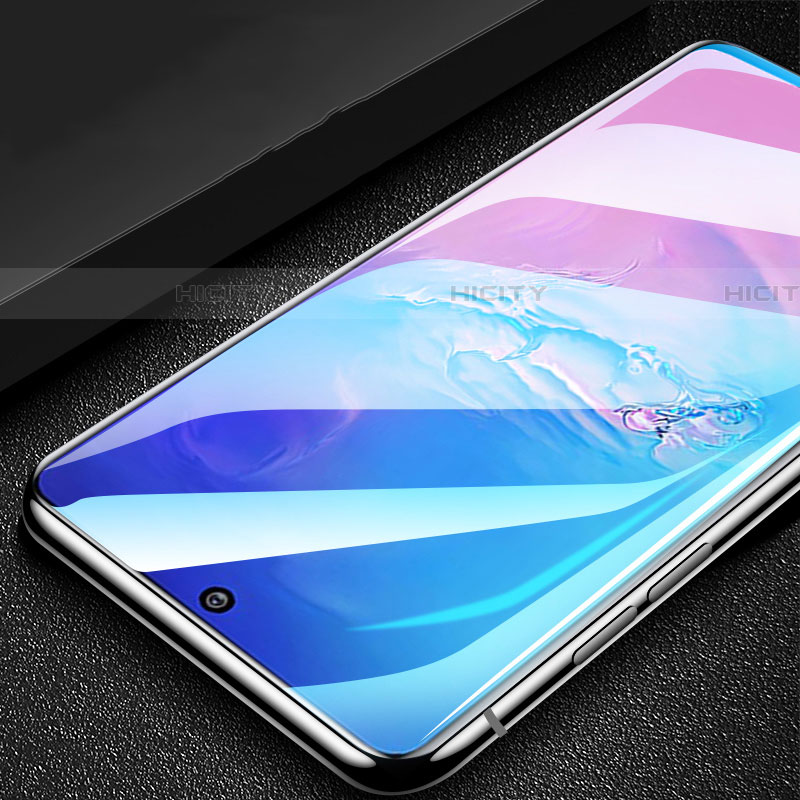 Schutzfolie Full Coverage Displayschutzfolie Panzerfolie Gehärtetes Glas Glasfolie Skins zum Aufkleben Panzerglas für Samsung Galaxy S10 Lite Schwarz groß