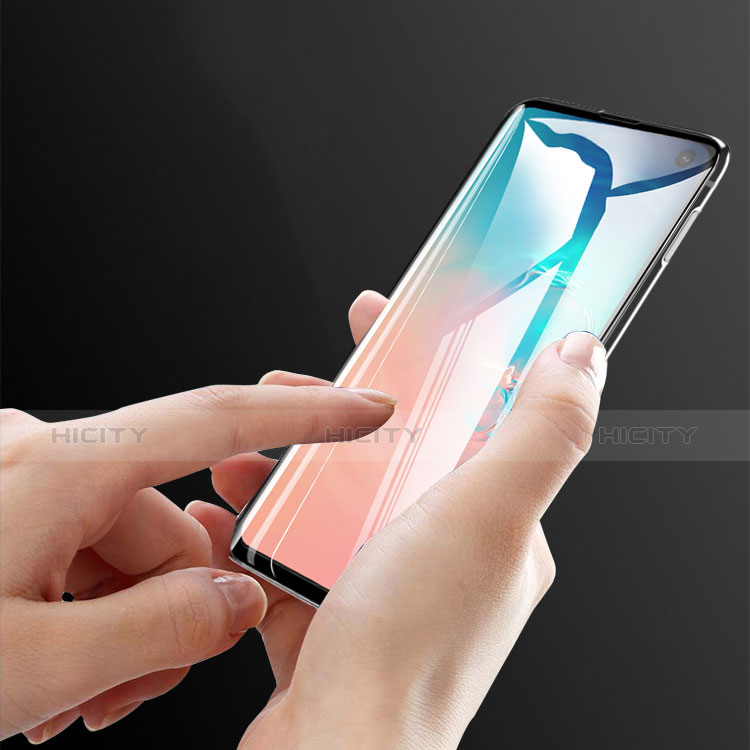 Schutzfolie Full Coverage Displayschutzfolie Panzerfolie Gehärtetes Glas Glasfolie Skins zum Aufkleben Panzerglas für Samsung Galaxy S10e Schwarz