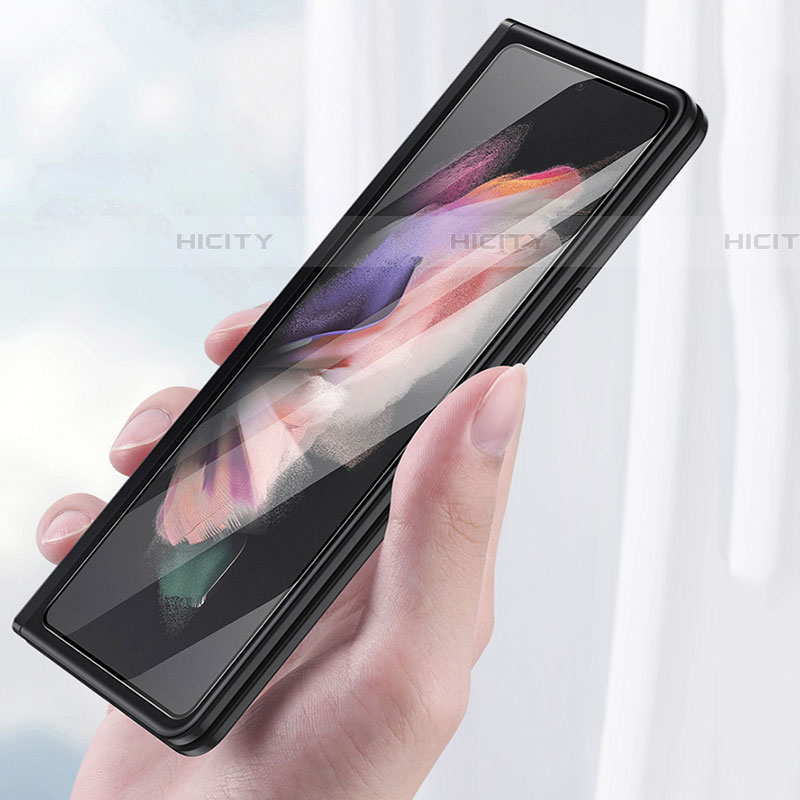 Schutzfolie Full Coverage Displayschutzfolie Panzerfolie Gehärtetes Glas Glasfolie Skins zum Aufkleben Panzerglas für Samsung Galaxy Z Fold4 5G Schwarz