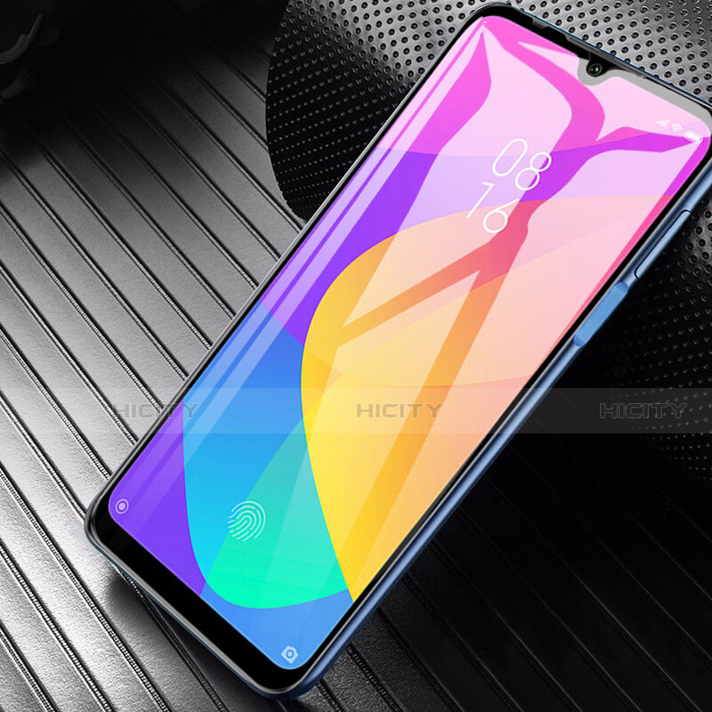 Schutzfolie Full Coverage Displayschutzfolie Panzerfolie Gehärtetes Glas Glasfolie Skins zum Aufkleben Panzerglas für Xiaomi Mi A3 Schwarz