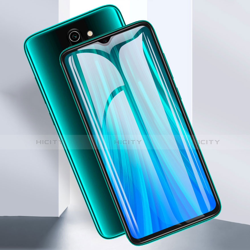 Schutzfolie Full Coverage Displayschutzfolie Panzerfolie Gehärtetes Glas Glasfolie Skins zum Aufkleben Panzerglas für Xiaomi Redmi Note 8 Pro Schwarz