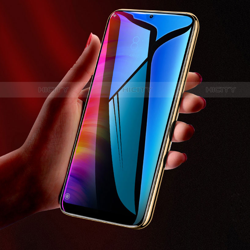 Schutzfolie Full Coverage Displayschutzfolie Panzerfolie Gehärtetes Glas Glasfolie Skins zum Aufkleben Panzerglas für Xiaomi Redmi Note 8T Schwarz