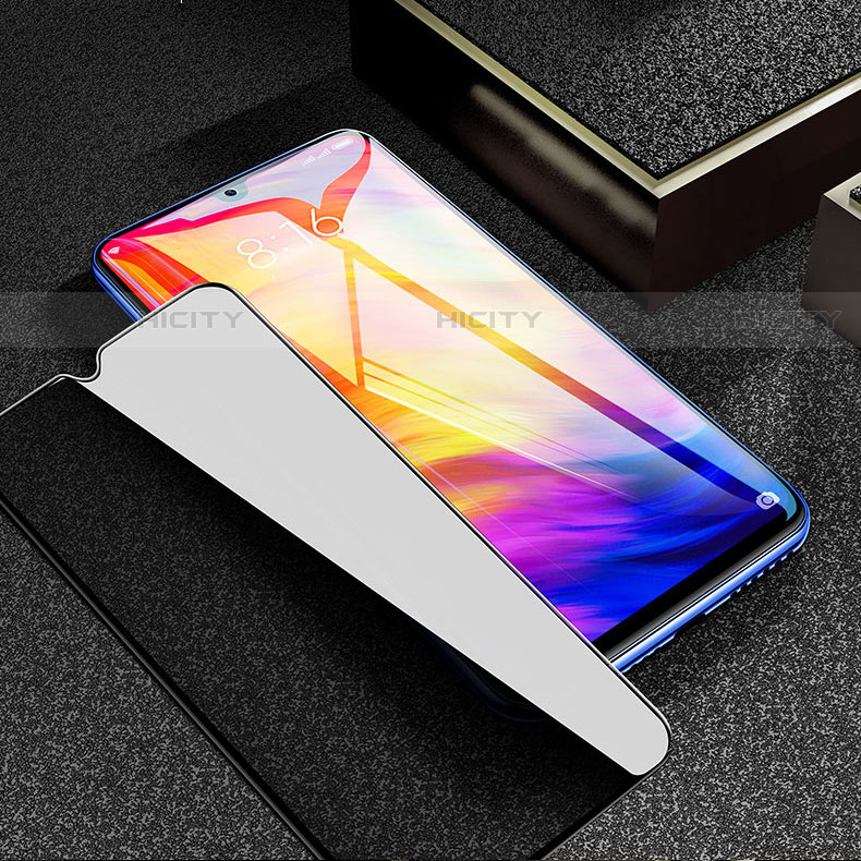 Schutzfolie Full Coverage Displayschutzfolie Panzerfolie Gehärtetes Glas Glasfolie Skins zum Aufkleben Panzerglas für Xiaomi Redmi Note 8T Schwarz