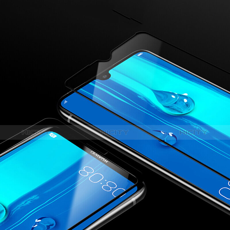 Schutzfolie Full Coverage Displayschutzfolie Panzerfolie Gehärtetes Glas Glasfolie Skins zum Aufkleben Panzerglas R01 für Huawei Honor 8X Max Schwarz