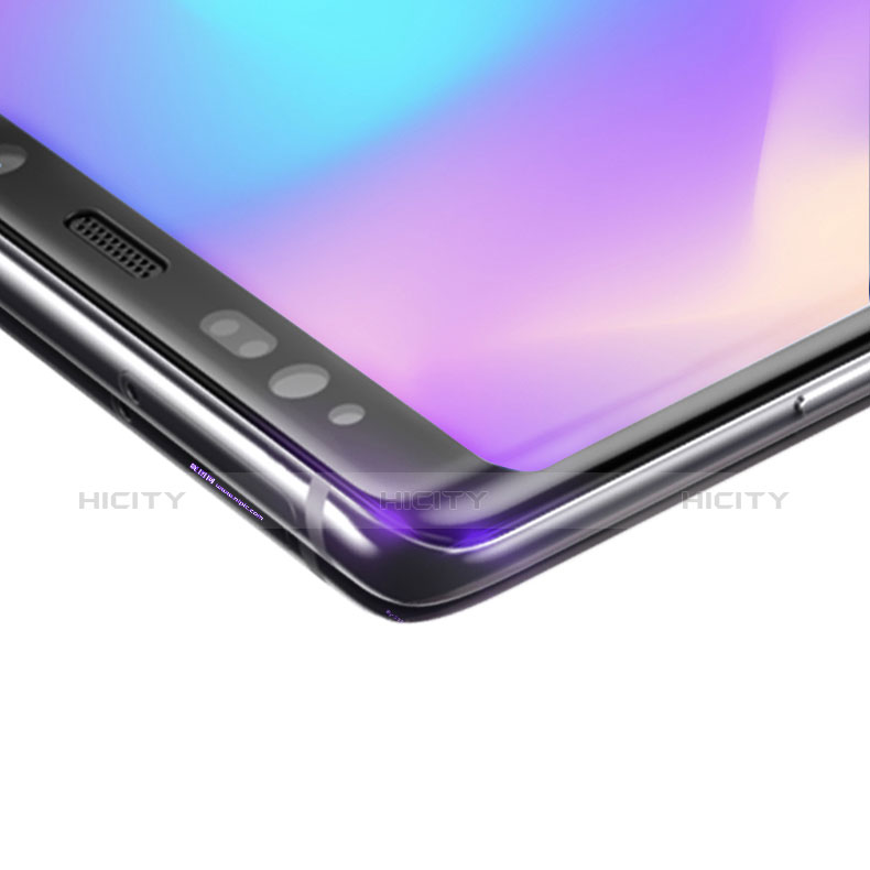 Schutzfolie Full Coverage Displayschutzfolie Panzerfolie Skins zum Aufkleben Gehärtetes Glas Glasfolie Anti Blue Ray für Samsung Galaxy Note 9 Weiß