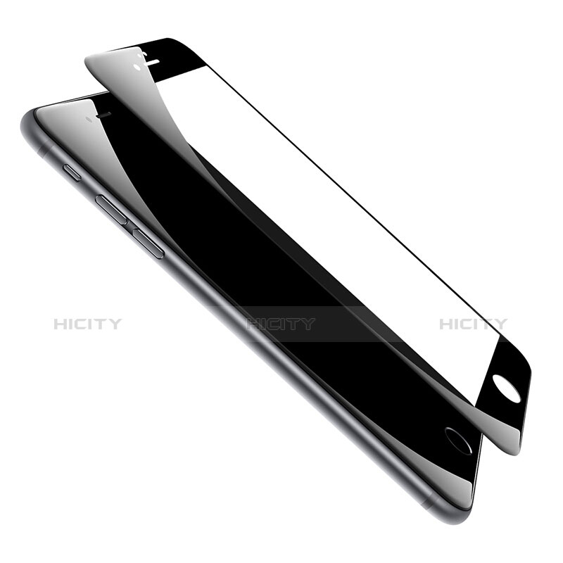 Schutzfolie Full Coverage Displayschutzfolie Panzerfolie Skins zum Aufkleben Gehärtetes Glas Glasfolie F01 für Apple iPhone 6 Plus Schwarz Plus