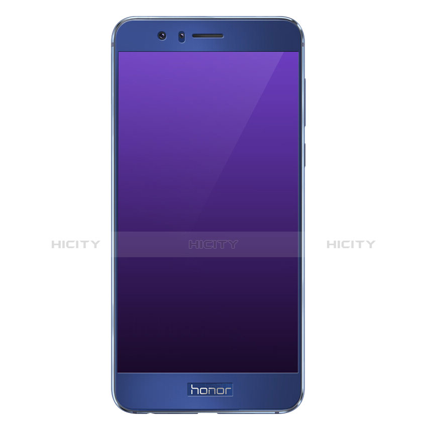 Schutzfolie Full Coverage Displayschutzfolie Panzerfolie Skins zum Aufkleben Gehärtetes Glas Glasfolie F01 für Huawei Honor 8 Blau