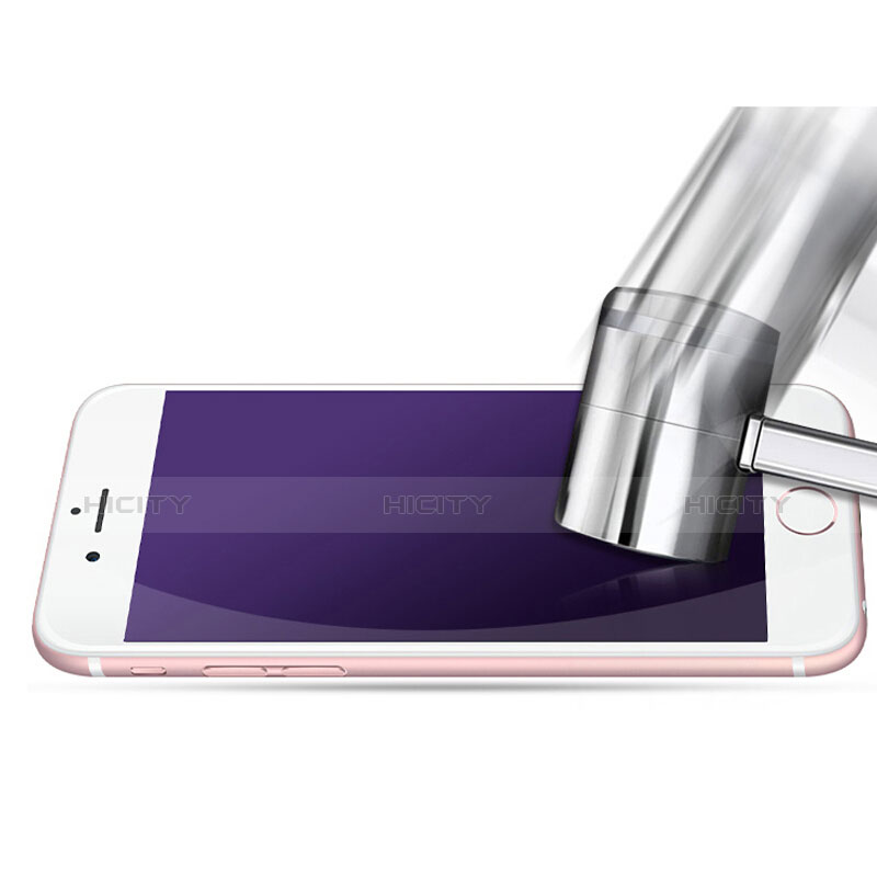 Schutzfolie Full Coverage Displayschutzfolie Panzerfolie Skins zum Aufkleben Gehärtetes Glas Glasfolie F02 für Apple iPhone 6 Plus Weiß