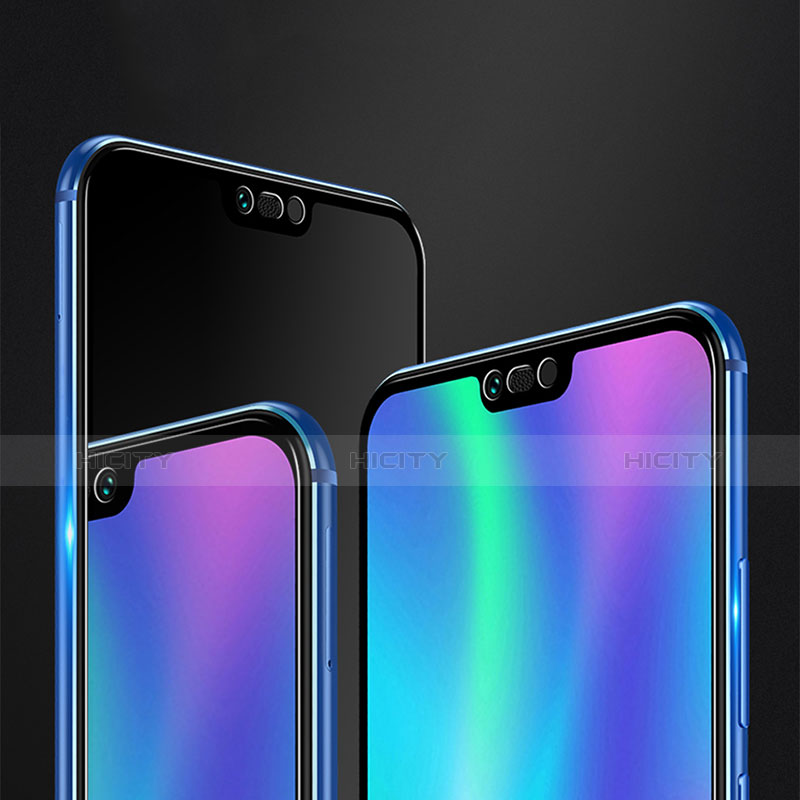 Schutzfolie Full Coverage Displayschutzfolie Panzerfolie Skins zum Aufkleben Gehärtetes Glas Glasfolie F02 für Huawei Honor 10 Schwarz