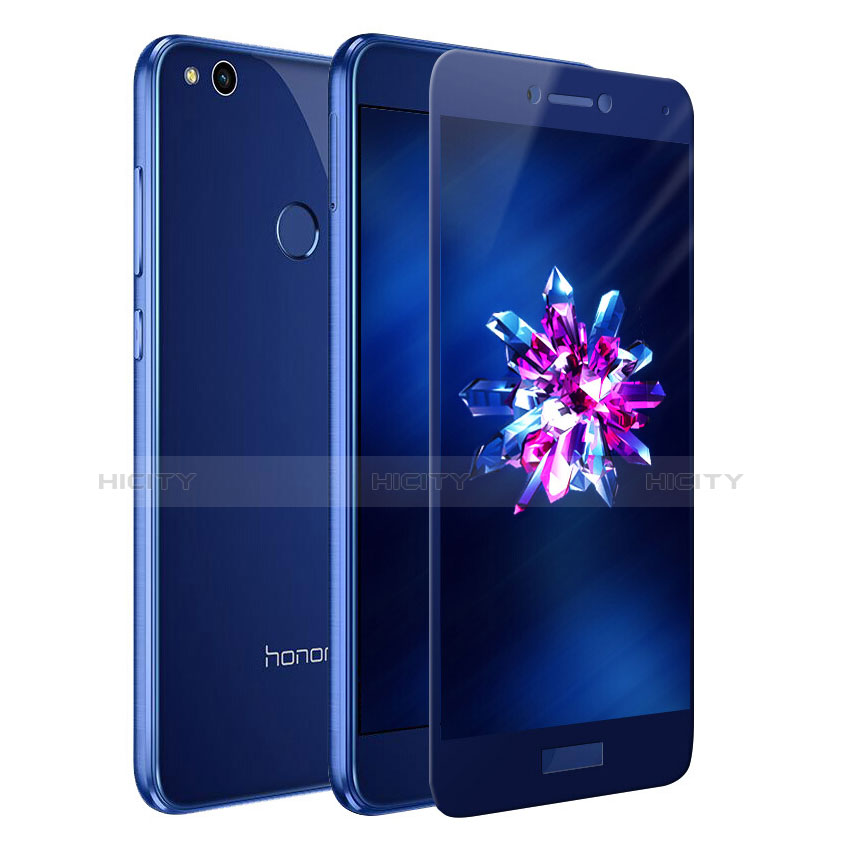 Schutzfolie Full Coverage Displayschutzfolie Panzerfolie Skins zum Aufkleben Gehärtetes Glas Glasfolie F02 für Huawei Honor 8 Lite Blau