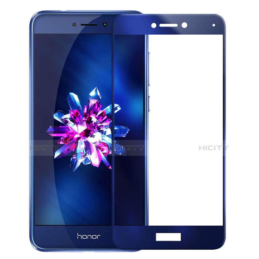 Schutzfolie Full Coverage Displayschutzfolie Panzerfolie Skins zum Aufkleben Gehärtetes Glas Glasfolie F02 für Huawei Honor 8 Lite Blau