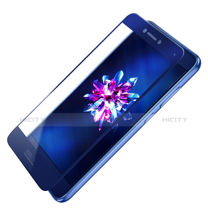 Schutzfolie Full Coverage Displayschutzfolie Panzerfolie Skins zum Aufkleben Gehärtetes Glas Glasfolie F02 für Huawei Honor 8 Lite Blau