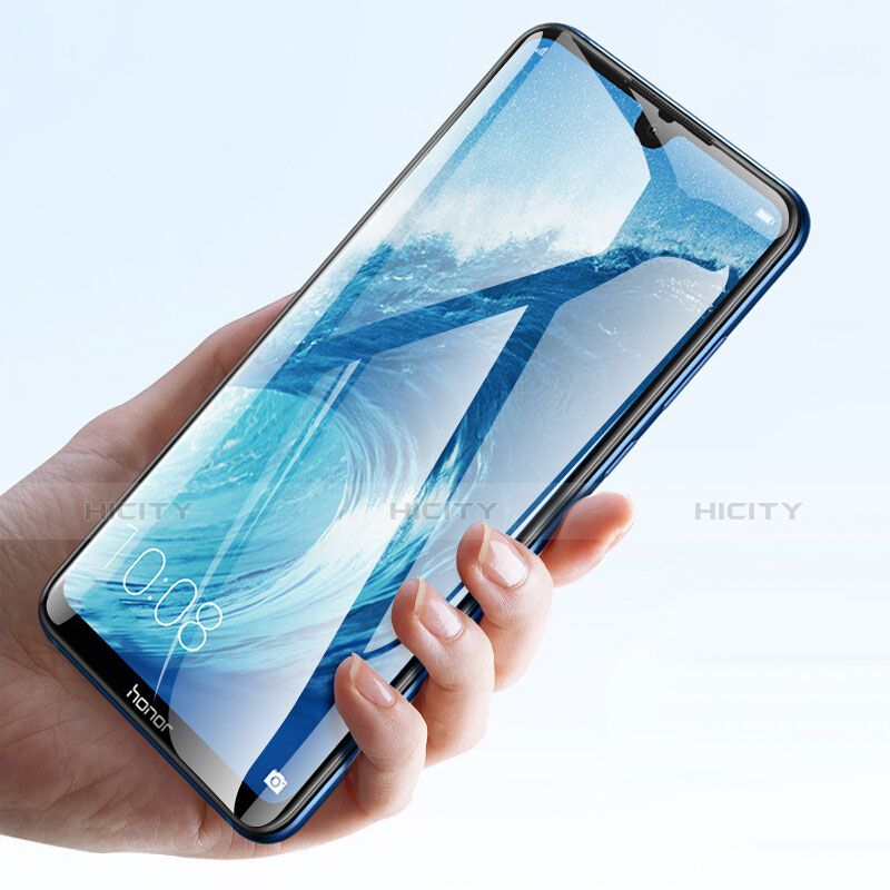 Schutzfolie Full Coverage Displayschutzfolie Panzerfolie Skins zum Aufkleben Gehärtetes Glas Glasfolie F02 für Huawei Honor 8X Max Schwarz