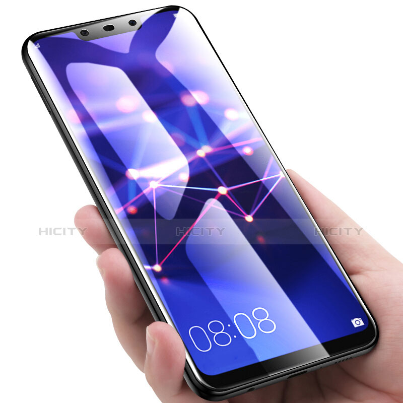 Schutzfolie Full Coverage Displayschutzfolie Panzerfolie Skins zum Aufkleben Gehärtetes Glas Glasfolie F02 für Huawei Mate 20 Lite Schwarz