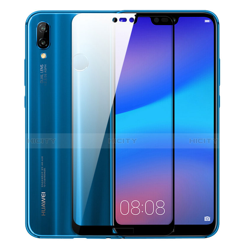 Schutzfolie Full Coverage Displayschutzfolie Panzerfolie Skins zum Aufkleben Gehärtetes Glas Glasfolie F02 für Huawei Nova 3i Gold groß