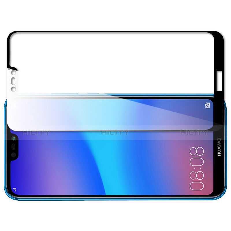 Schutzfolie Full Coverage Displayschutzfolie Panzerfolie Skins zum Aufkleben Gehärtetes Glas Glasfolie F02 für Huawei P Smart+ Plus Gold