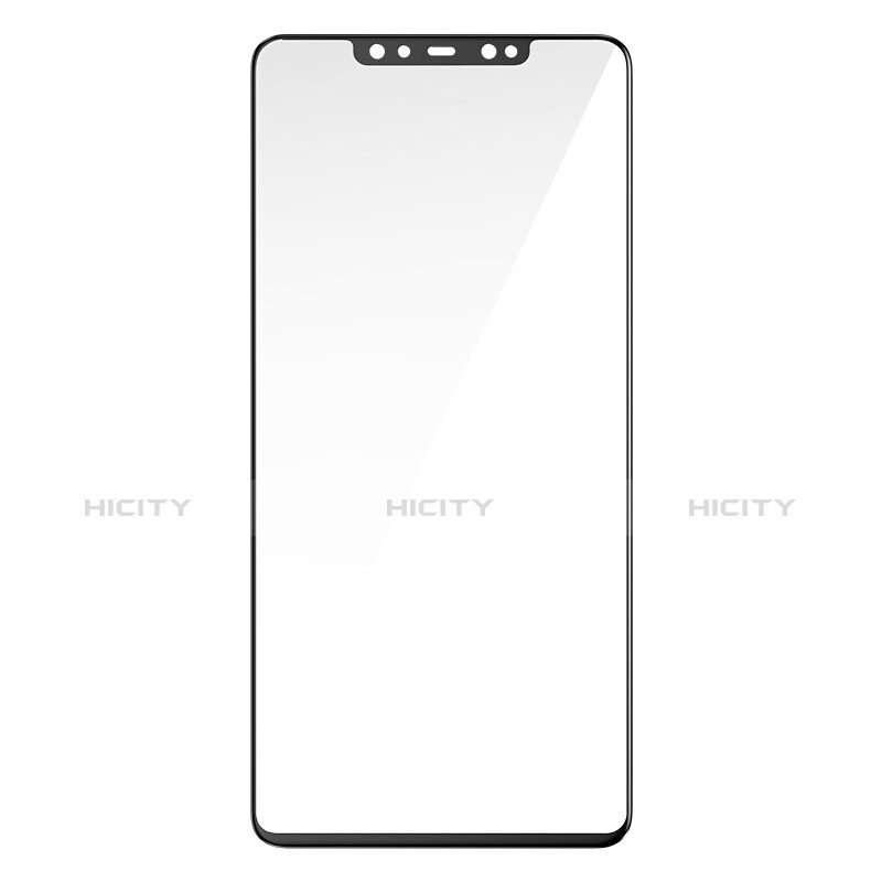 Schutzfolie Full Coverage Displayschutzfolie Panzerfolie Skins zum Aufkleben Gehärtetes Glas Glasfolie F02 für Xiaomi Mi 8 Schwarz