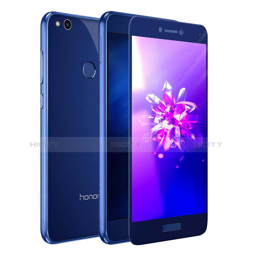 Schutzfolie Full Coverage Displayschutzfolie Panzerfolie Skins zum Aufkleben Gehärtetes Glas Glasfolie F03 für Huawei Honor 8 Lite Blau