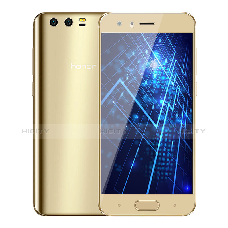 Schutzfolie Full Coverage Displayschutzfolie Panzerfolie Skins zum Aufkleben Gehärtetes Glas Glasfolie F03 für Huawei Honor 9 Premium Gold groß