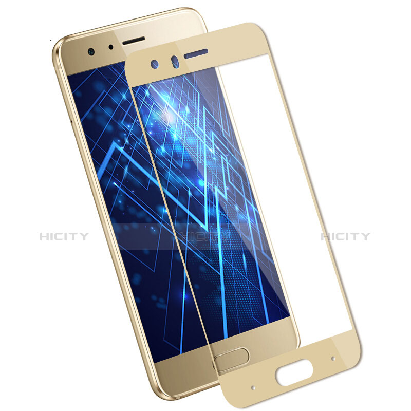 Schutzfolie Full Coverage Displayschutzfolie Panzerfolie Skins zum Aufkleben Gehärtetes Glas Glasfolie F03 für Huawei Honor 9 Premium Gold