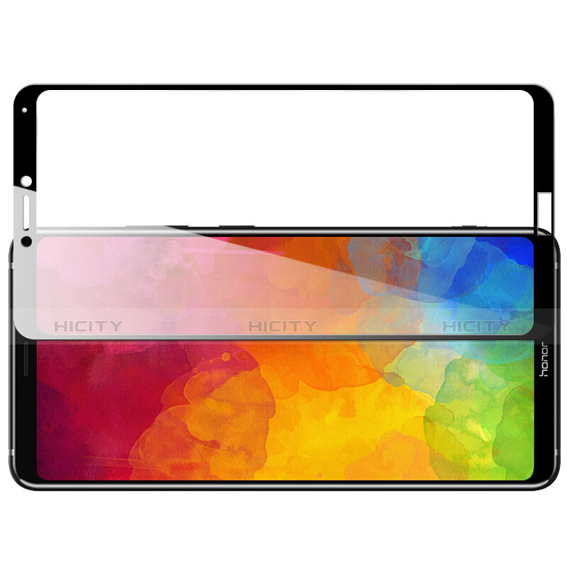 Schutzfolie Full Coverage Displayschutzfolie Panzerfolie Skins zum Aufkleben Gehärtetes Glas Glasfolie F03 für Huawei Honor Note 10 Schwarz