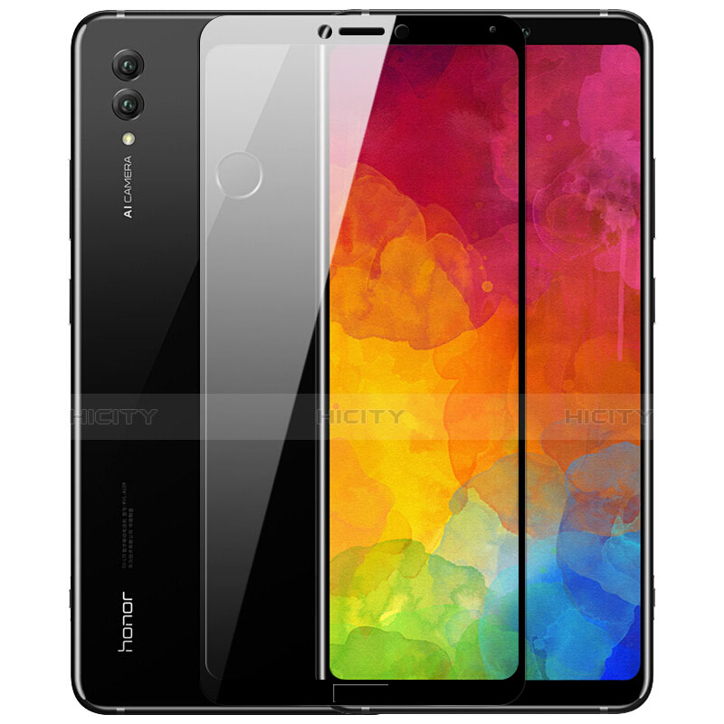 Schutzfolie Full Coverage Displayschutzfolie Panzerfolie Skins zum Aufkleben Gehärtetes Glas Glasfolie F03 für Huawei Honor Note 10 Schwarz