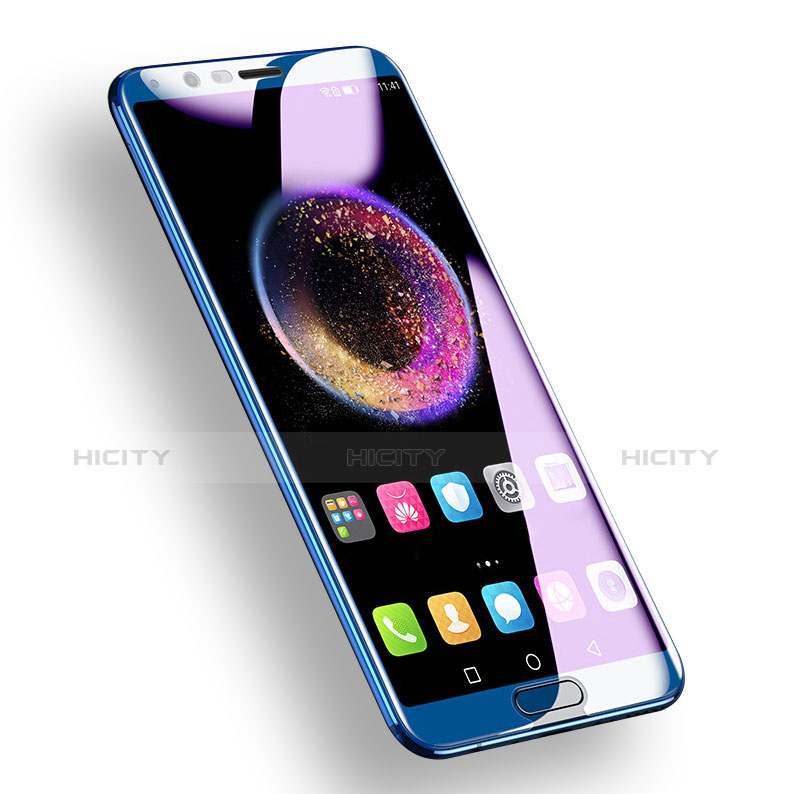 Schutzfolie Full Coverage Displayschutzfolie Panzerfolie Skins zum Aufkleben Gehärtetes Glas Glasfolie F03 für Huawei Honor View 10 Blau