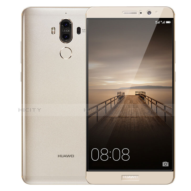 Schutzfolie Full Coverage Displayschutzfolie Panzerfolie Skins zum Aufkleben Gehärtetes Glas Glasfolie F03 für Huawei Mate 9 Gold