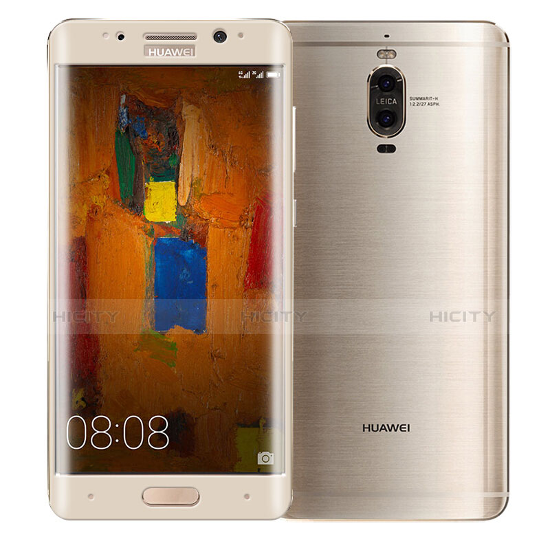 Schutzfolie Full Coverage Displayschutzfolie Panzerfolie Skins zum Aufkleben Gehärtetes Glas Glasfolie F03 für Huawei Mate 9 Pro Gold