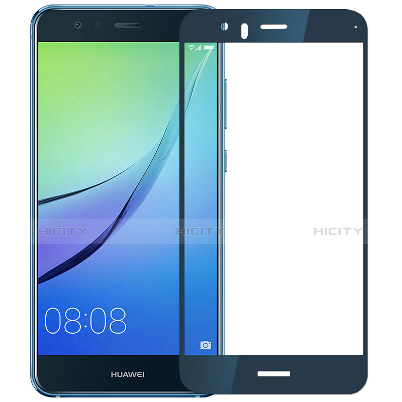 Schutzfolie Full Coverage Displayschutzfolie Panzerfolie Skins zum Aufkleben Gehärtetes Glas Glasfolie F03 für Huawei P10 Lite Blau