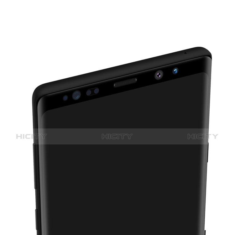 Schutzfolie Full Coverage Displayschutzfolie Panzerfolie Skins zum Aufkleben Gehärtetes Glas Glasfolie F03 für Samsung Galaxy Note 9 Schwarz