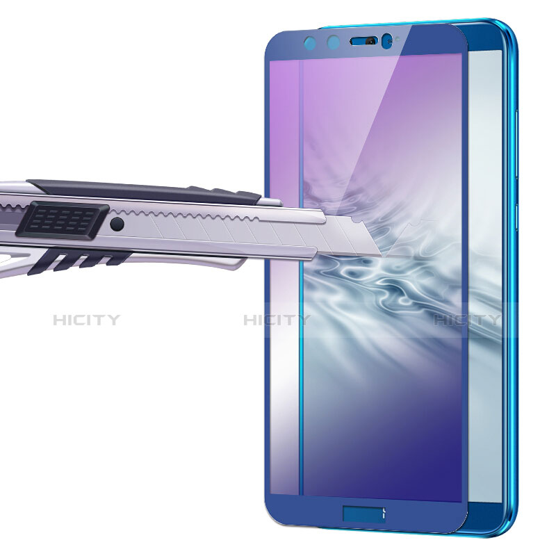 Schutzfolie Full Coverage Displayschutzfolie Panzerfolie Skins zum Aufkleben Gehärtetes Glas Glasfolie F04 für Huawei Honor 9 Lite Blau