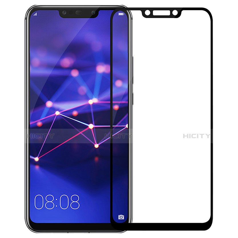 Schutzfolie Full Coverage Displayschutzfolie Panzerfolie Skins zum Aufkleben Gehärtetes Glas Glasfolie F04 für Huawei Maimang 7 Schwarz Plus