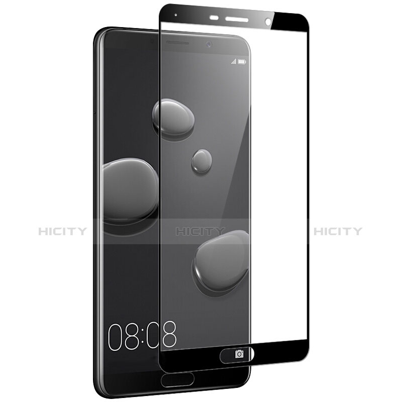 Schutzfolie Full Coverage Displayschutzfolie Panzerfolie Skins zum Aufkleben Gehärtetes Glas Glasfolie F04 für Huawei Mate 10 Schwarz