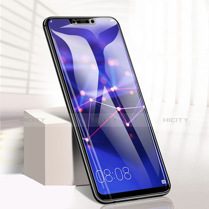 Schutzfolie Full Coverage Displayschutzfolie Panzerfolie Skins zum Aufkleben Gehärtetes Glas Glasfolie F04 für Huawei Mate 20 Lite Schwarz