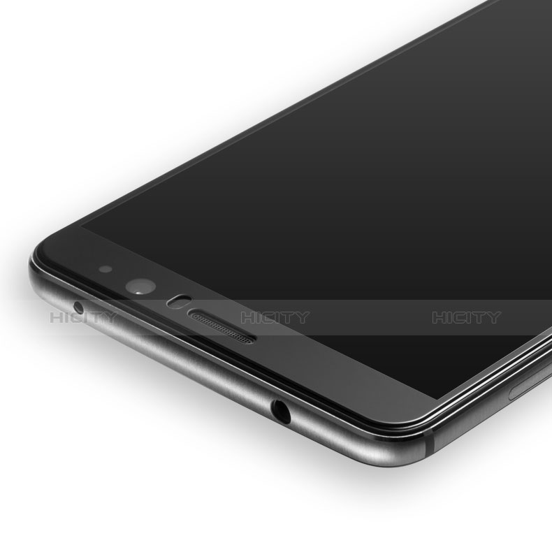 Schutzfolie Full Coverage Displayschutzfolie Panzerfolie Skins zum Aufkleben Gehärtetes Glas Glasfolie F04 für Huawei Mate 9 Schwarz