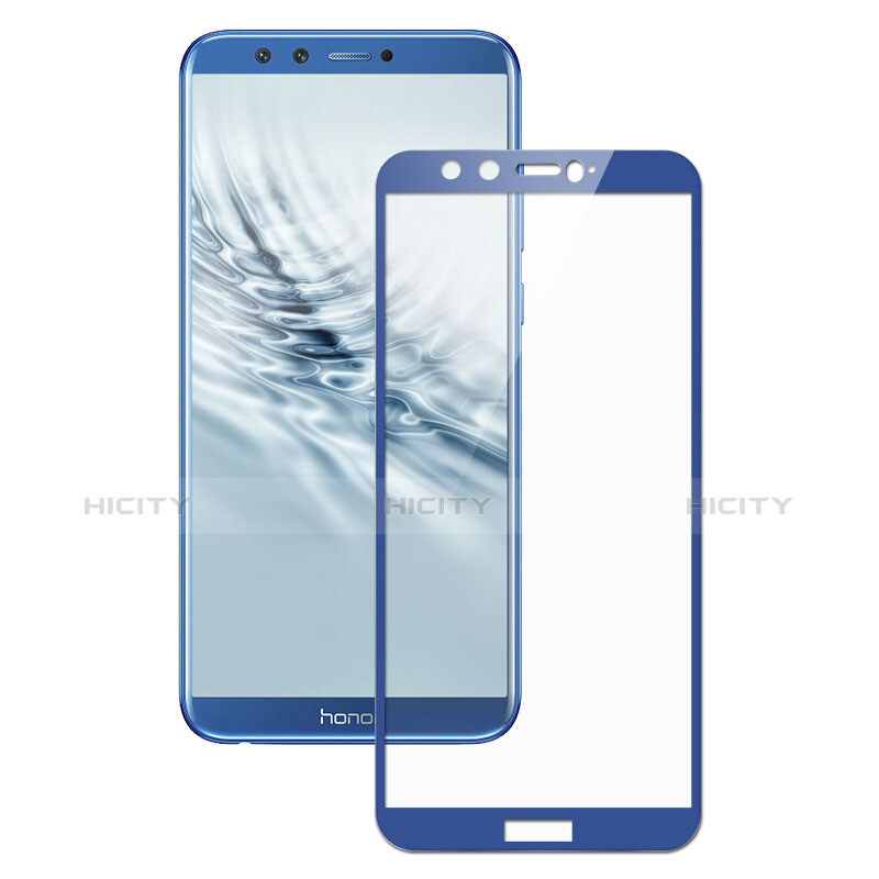 Schutzfolie Full Coverage Displayschutzfolie Panzerfolie Skins zum Aufkleben Gehärtetes Glas Glasfolie F05 für Huawei Honor 9 Lite Blau