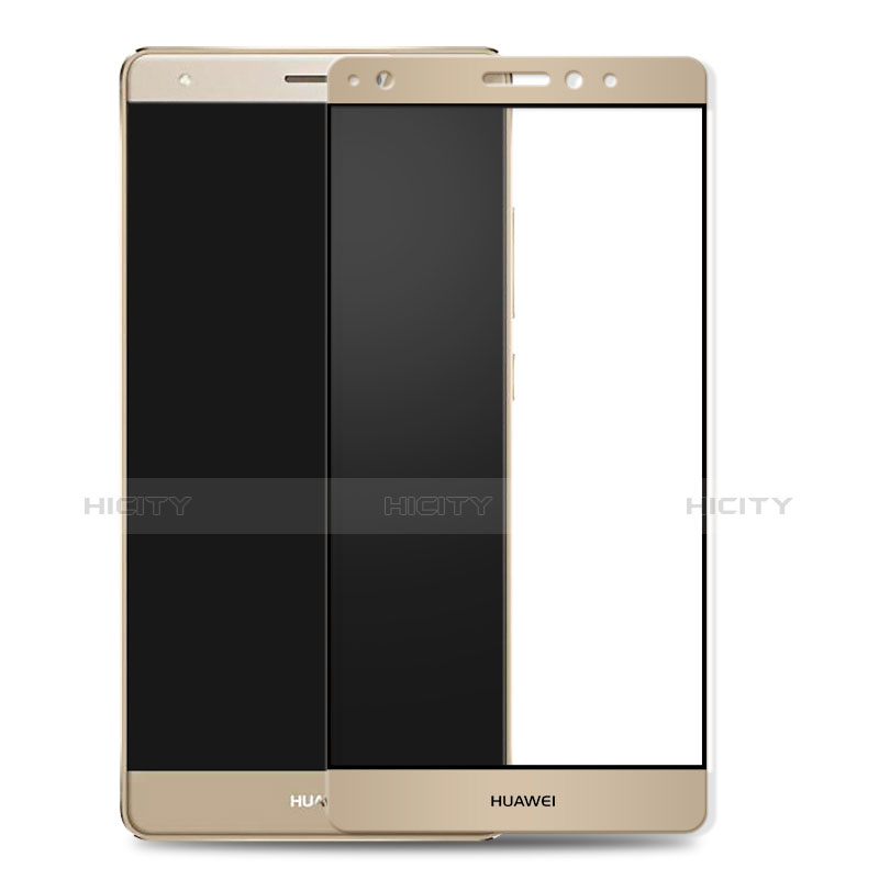 Schutzfolie Full Coverage Displayschutzfolie Panzerfolie Skins zum Aufkleben Gehärtetes Glas Glasfolie F05 für Huawei Mate 9 Gold