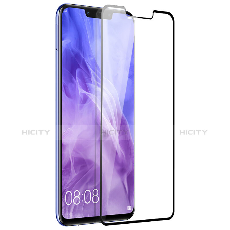 Schutzfolie Full Coverage Displayschutzfolie Panzerfolie Skins zum Aufkleben Gehärtetes Glas Glasfolie F05 für Huawei Nova 3 Schwarz