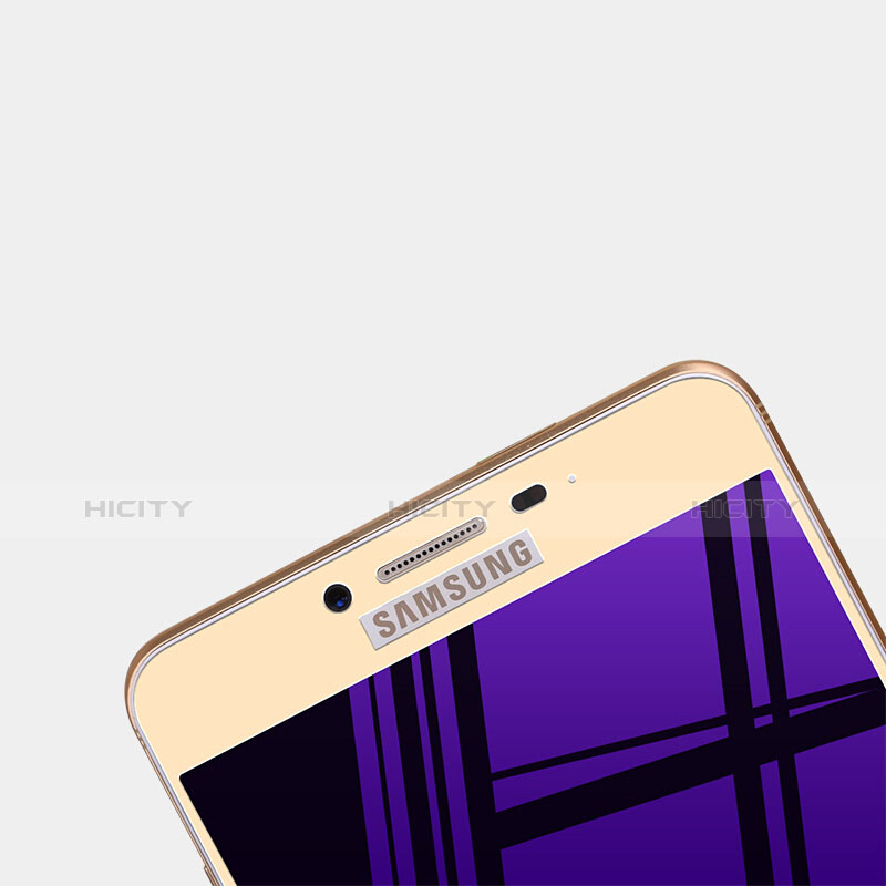 Schutzfolie Full Coverage Displayschutzfolie Panzerfolie Skins zum Aufkleben Gehärtetes Glas Glasfolie F05 für Samsung Galaxy C5 SM-C5000 Gold