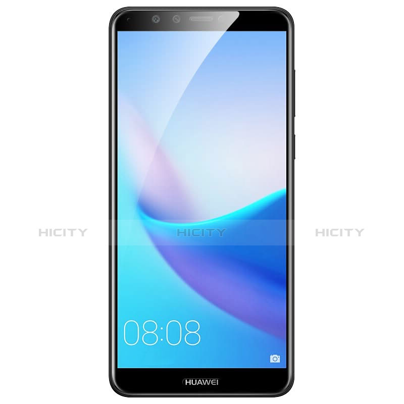 Schutzfolie Full Coverage Displayschutzfolie Panzerfolie Skins zum Aufkleben Gehärtetes Glas Glasfolie F06 für Huawei Enjoy 8 Schwarz