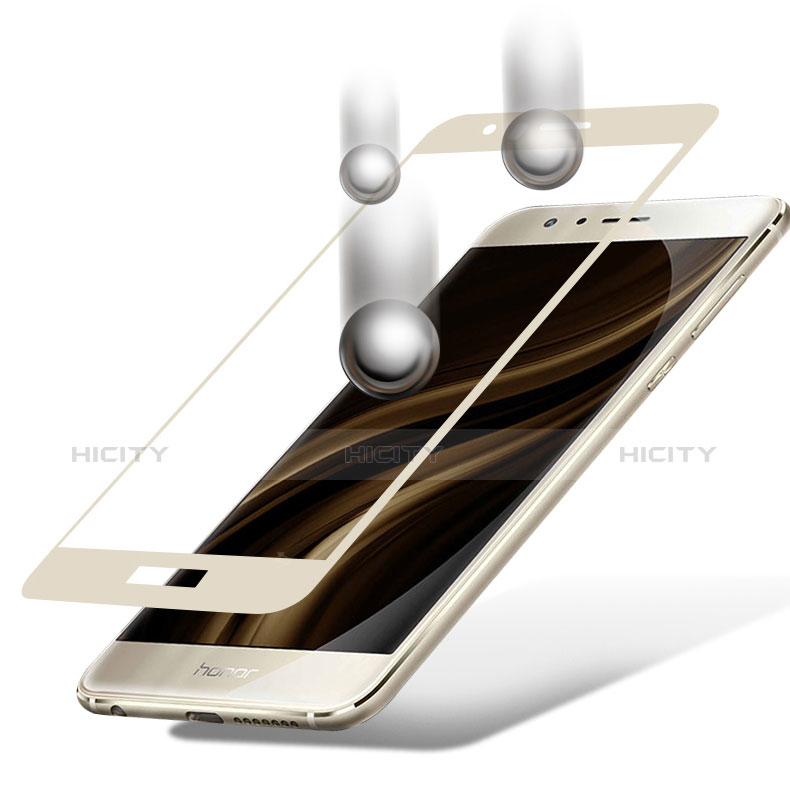 Schutzfolie Full Coverage Displayschutzfolie Panzerfolie Skins zum Aufkleben Gehärtetes Glas Glasfolie F06 für Huawei Honor 8 Gold