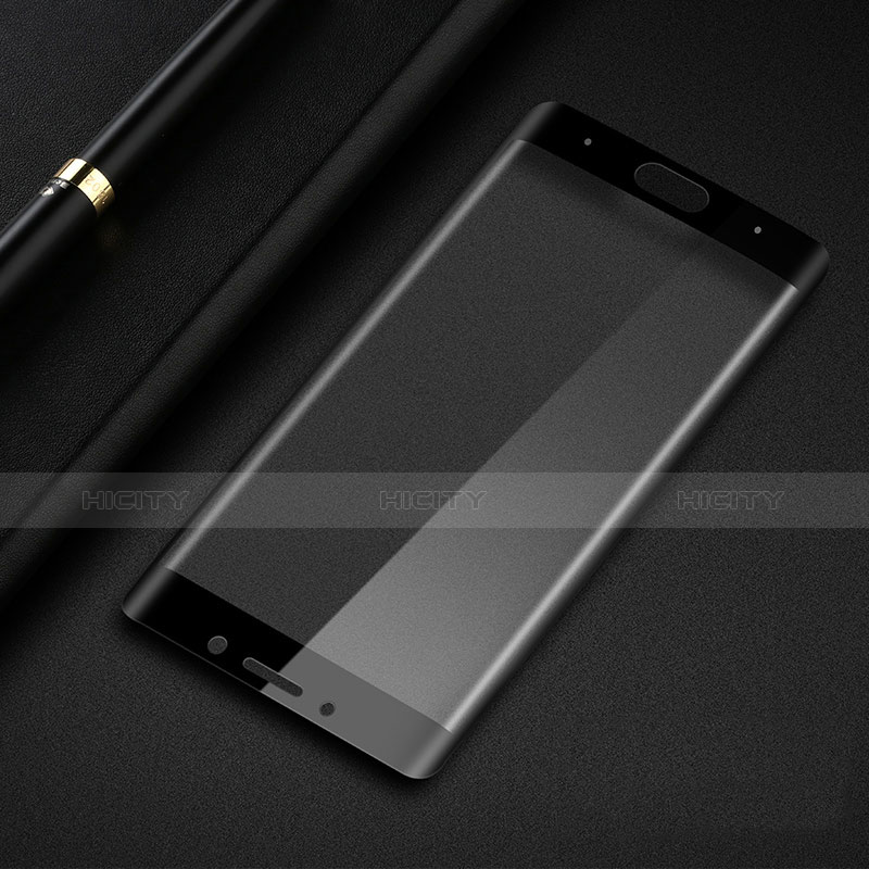 Schutzfolie Full Coverage Displayschutzfolie Panzerfolie Skins zum Aufkleben Gehärtetes Glas Glasfolie F09 für Xiaomi Mi Note 2 Schwarz