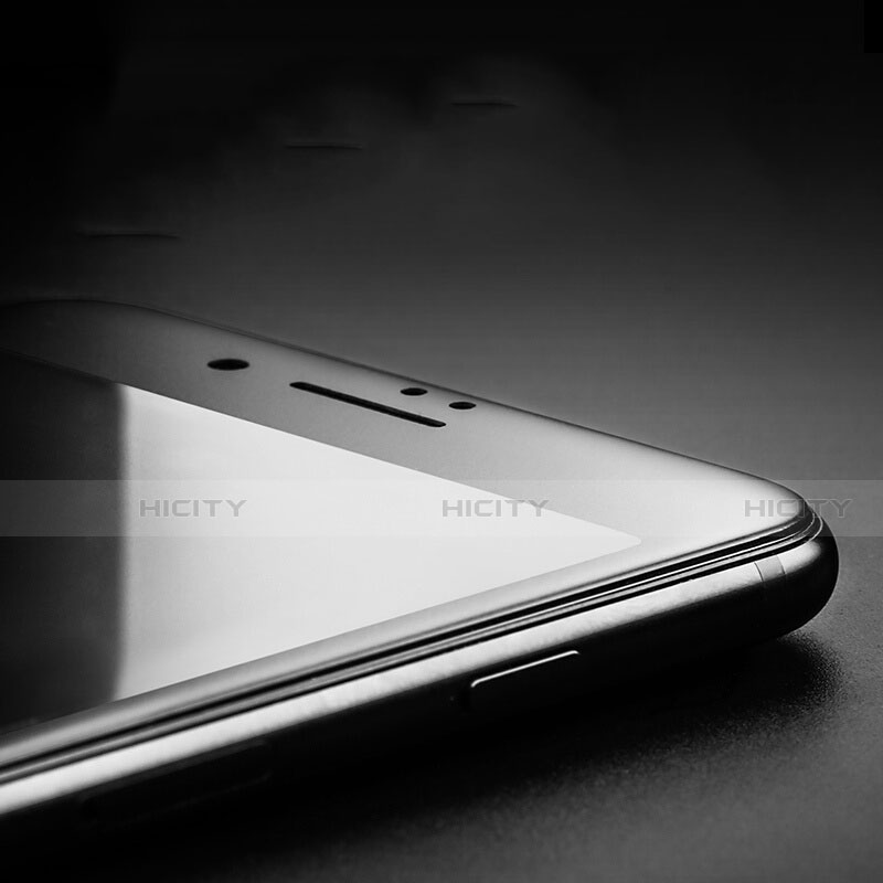 Schutzfolie Full Coverage Displayschutzfolie Panzerfolie Skins zum Aufkleben Gehärtetes Glas Glasfolie F12 für Apple iPhone SE (2020) Schwarz groß