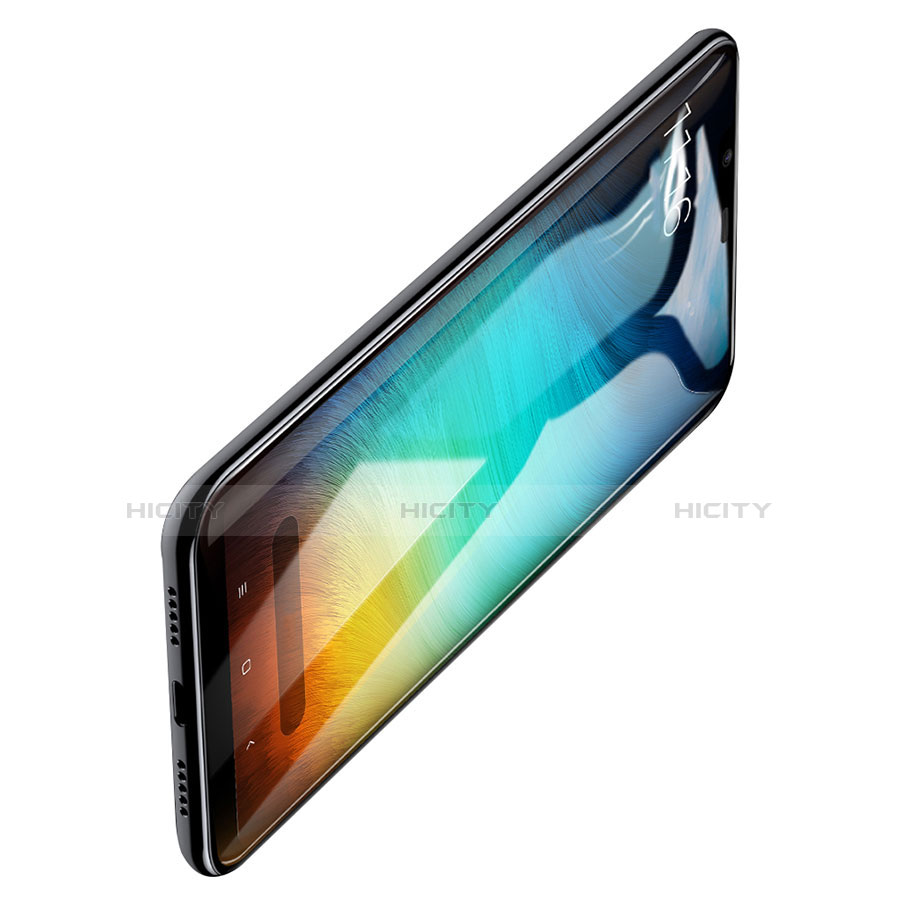 Schutzfolie Full Coverage Displayschutzfolie Panzerfolie Skins zum Aufkleben Gehärtetes Glas Glasfolie F15 für Xiaomi Mi 8 Schwarz