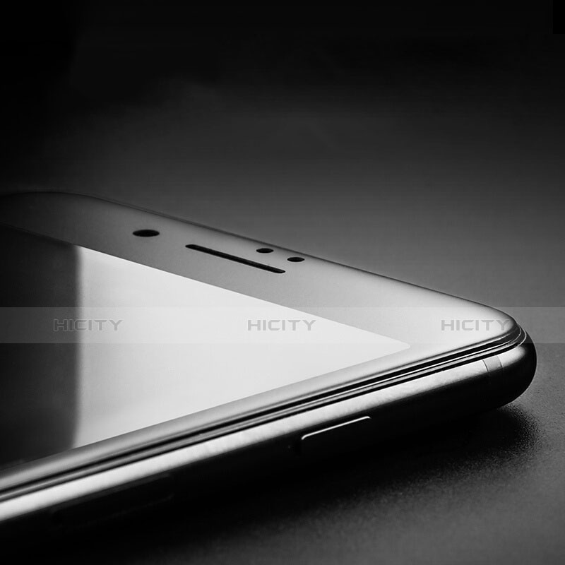 Schutzfolie Full Coverage Displayschutzfolie Panzerfolie Skins zum Aufkleben Gehärtetes Glas Glasfolie F16 für Apple iPhone 7 Schwarz