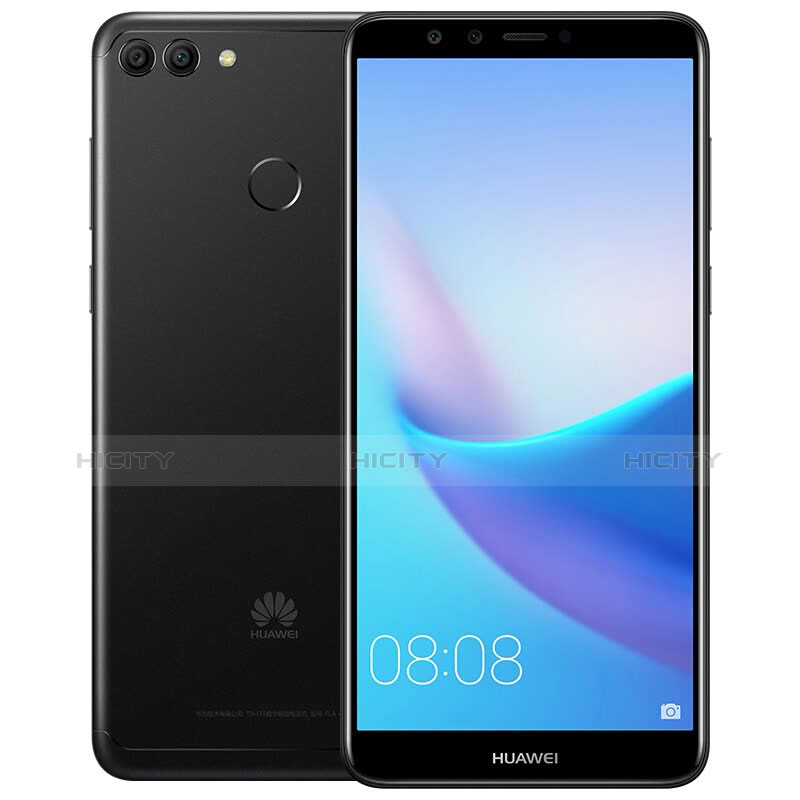 Schutzfolie Full Coverage Displayschutzfolie Panzerfolie Skins zum Aufkleben Gehärtetes Glas Glasfolie für Huawei Enjoy 8 Plus Schwarz