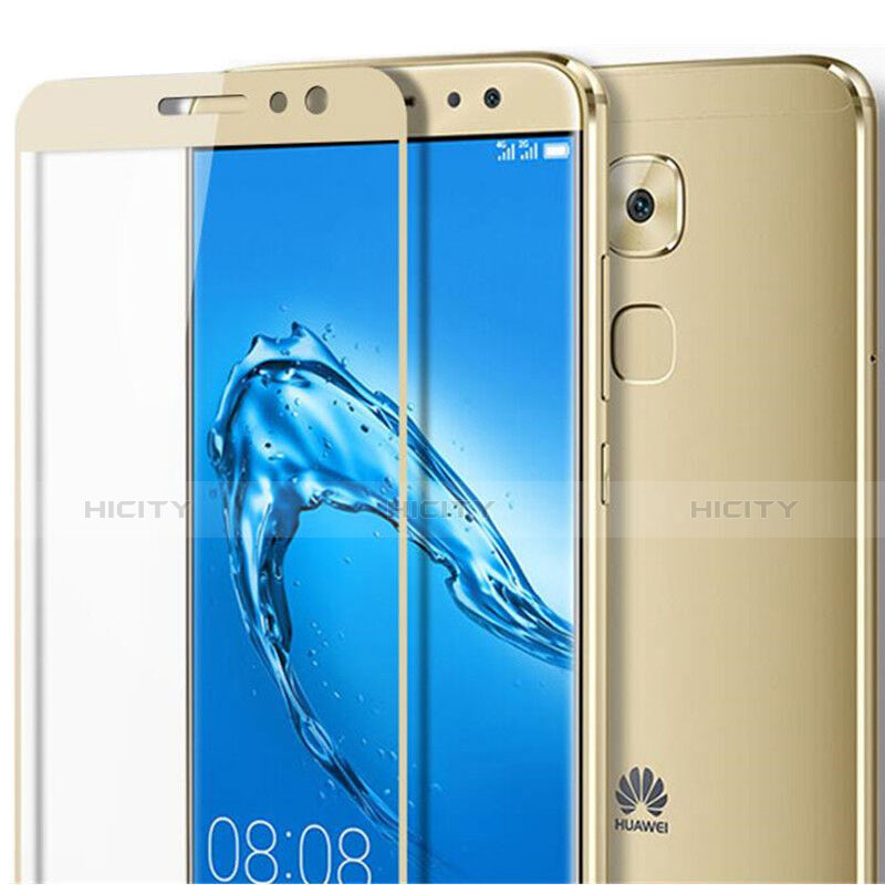 Schutzfolie Full Coverage Displayschutzfolie Panzerfolie Skins zum Aufkleben Gehärtetes Glas Glasfolie für Huawei G9 Plus Gold